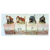 1146	4 DAVID WINTER HAND PAINTED COTTAGES, SUFFOLK HOUSE, THE FOREST OF DEAN MINE, STAFFORDSHIRE VIC