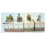 1147	4 DAVID WINTER HAND PAINTED COTTAGES, CROFTER