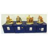 1154	4 DAVID WINTER HAND PAINTED COTTAGES, PORRIDGE POT ALLEY SWEET DREAMS, WELCOME HOME COTTAGE LTD