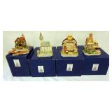 1155	4 DAVID WINTER HAND PAINTED COTTAGES, GARDNER