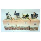 1156	4 DAVID WINTER HAND PAINTED COTTAGES, TAMAR COTTAGE, INGLENOOK COTTAGE, THE CHAPEL AND THE HOUS