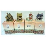 1157	4 DAVID WINTER HAND PAINTED COTTAGES, THE ABBOTS, GUNSMITHS COTTAGE, THE SEXTONS AND ST ANNE