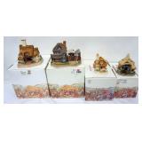 1166	4 DAVID WINTER HAND PAINTED COTTAGES, GRANDMA