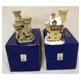 1171	2 DAVID WINTER HAND PAINTED COTTAGES, ST GEORGES CASTLE AND CHRISTMAS CASTLE LTD,  APPROXIMATEL