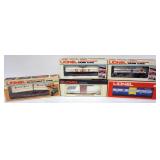 1185	LIONEL TRAIN O GAUGE  5 CARS, SOUTHERN PACIFIC PIGGY BACK WITH TRAILERS 6-1333, 500 LINE BOX CA