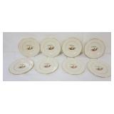 1012	SET OF 8 HAND PAINTED 10 1/2 IN LENOX PLATES WITH IMAGES OF PHEASANTS, ARTIST SIGNED