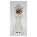1024	WILLETS BELLEEK CHINA CLOCK, SPRING WOUND, APPROXIMATELY 14 IN HIGH