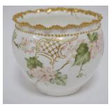 1027	KNOWLES TAYLOR, KNOWLES LOTUS WARE VASE APPROXIMATELY 5 IN X 5 IN