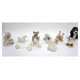 1032	GROUP OF ASSORTED ANIMALS INCLUDING LENOX ROUSE, PARIAN, ETC, LARGEST APPROXIMATELY 7 IN H