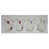 1039	4 BOEHM PITCHERS, EACH APPROXIMATELY 8 1/2 IN H