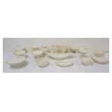 1041	LARGE GROUP OF ASSORTED LENOX INCLUDING COMPOTES, COVERED DISHS, GREEN & GOLD LENOX, ETC, LARGE