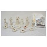 1050	LARGE GROUP OF ASSORTED LENOX INCLUDING FIGURES, SWAN, CAROUSEL HORSE, GEEN & GOLD MARK, TALLES