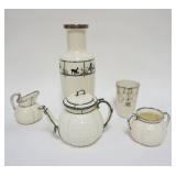 1055	GROUP OF ASSORTED LENOX SILVER OVERLAY, TALLEST 12 IN HIGH