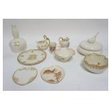 1057	 GROUP OF ASSORTED CHINA INCLUDING AMERICAN BELLEEK