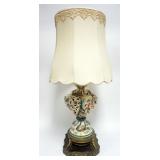 1072	CAPIDIMONTE TABLE LAMP, APPROXIMATELY 37 IN H OVERALL