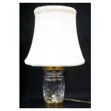 1077	WATERFORD CRYSTAL NIGHT LIGHT, APPROXIMATELY 12 IN H OVERALL