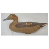 1093	WOOD DUCK DECOY, APPROXIMATELY 17 IN X 6 IN X 8 IN