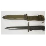 1130	IMPERIAL U.S. BAYONETE, APPROXIMATELY 11 IN, USM8A1