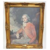 1166	FRMED PRINT ON CANVAS OF CAPTIAN BLIGH, APPROXIMATELY 27 IN X 34 IN OVERALL