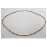 1190	ITALIAN STERLING SILVER CHOKER, APPROXIMATELY 16 1/2 IN L