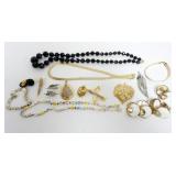 1213	5 JEWELRY SETS, SOME MARKED BY MAKER, GOLD PLATED HERRINGBONE NECKLACE & BRACELET, 2 REED & BAR