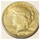 1223	1924 PEACE SILVER DOLLAR