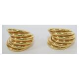 1232	14K GOLD LADIES EARRINGS, 6.96 DWT