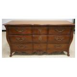 1291	BODART FRENCH PROVENCIAL 9 DRAWER CHEST, APPROXIMATELY 23 IN X 66 IN X 36 IN H