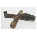 1064	ANTIQUE BRONZE PEWTER SPOON MOLD *PAUL DEGRAND* APPROXIMATELY 10 IN LONG