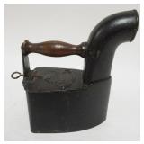 1086	ATIQUE COAL FLAT IRON, WD CUMMINGS & E BLESS PTD 1852, APPROXIMATELY 8 IN X 5 IN X 10 IN HIGH