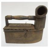 1087	ATIQUE COAL FLAT IRON, CNW STOVE REP CO *THE BOSS* APPROXIMATELY 11 IN X 5 IN 10 IN