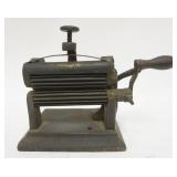 1095	CAST IRON FLUTTER APPROXIMATELY 8 IN  X 8 IN X 10 IN H