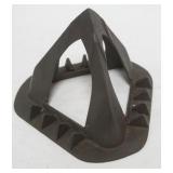 1097	ANTIQUE CAST IRON SAD IRON/FLAT IRON HEATER, APPROXIMATELY 9 IN X 8 IN X 7 IN H