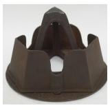 1098	ANTIQUE CAST IRON SAD IRON/FLAT IRON HEATER, APPROXIMATELY 10 IN X 7 IN