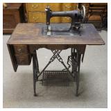 1193	WHITE & CO. TREADLE SEWING MACHINE, APPROXIMATELY 33 IN X 17 IN X 38 IN H