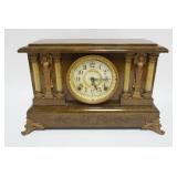 1003	SETH THOMAS MANTLE CLOCK, APPROXIMATELY 18 IN X7 IN X 11 IN HIGH
