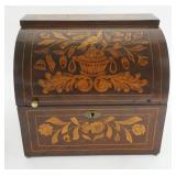 1011	ANTIQUE FEDERAL INLAID BOX, APPROXIMATELY 11 IN X 7 IN X 10 IN HIGH