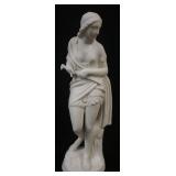 1023	MINTON PARIAN STATUE *IMOGEN ENTERING THE CAVE* JOHN BELL 1869, APPROXIMATELY 17 1/2 IN HIGH