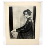 1104	H RICHARDSON CREMER PHOTOGRAPHER (1878-1942) NEW YORK, NEW JERSEY, CA 1920 PHOTO OF WOMAN TITLE