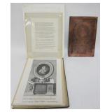1112	COPPER ENGRAVING PLATE OF WILLIAM PENN & ENGRAVINGS & INFO PLATE, APPROXIMATELY 9 1/2 IN X 14 I