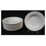 1021	ROYAL COPENHAGEN WHITE HALF LACE 8-8 1/2 IN BOWLS