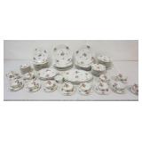 1034	HAVILAND LIMOGES CHANTELET DINNERWARE 76 PIECES INCLUDING 12-10 1/2 IN PLATES, 12-7 3/4 IN BOWL