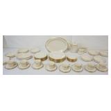 1035	LENOX ETERNAL CHINA 53 PIECES, 8-10 1/2 IN PLATES, 8-8 IN PLATES, 8-16 1/2 IN PLATES, 8-6 IN PL
