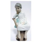 1061	LLADRO PORCELAIN FIGURE *THE LITTLE BOY THINKING* APPROXIMATELY 8 1/2 IN