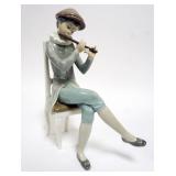 1062	LLADRO PORCELAIN FIGURE *BOY WITH FLUTE* APPROXIMATELY 10 IN HIGH