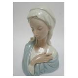 1067	LLADRO PORCELAIN FIGURE *MADONNA* APPROXIMATELY 9 IN HIGH