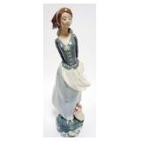 1069	LLADRO PORCELAIN FIGURE *SEA BREEZE* APPROXIMATELY 14 IN HIGH