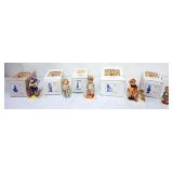 1081	GOBEL HUMMEL FIGURINES, GROUP OF 5 W/BOXES, TALLEST APPROXIMATELY 5 1/2 IN