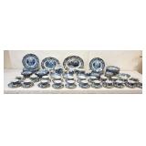 1084	LIBERTY BLUE STAFFORDSHIRE HISTORICAL COLONIAL SCENES DINNERWARE