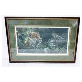 1136	ROBERT BATEMAN PRINT, FRAMED AND MATTED, PENCIL SIGNED AND NO. 266/950 *SHADOW OF RAINFOREST*, 